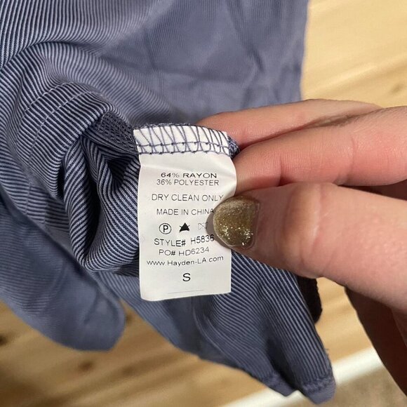 Blue Hayden Long Sleeve Top - Picture 5 of 5